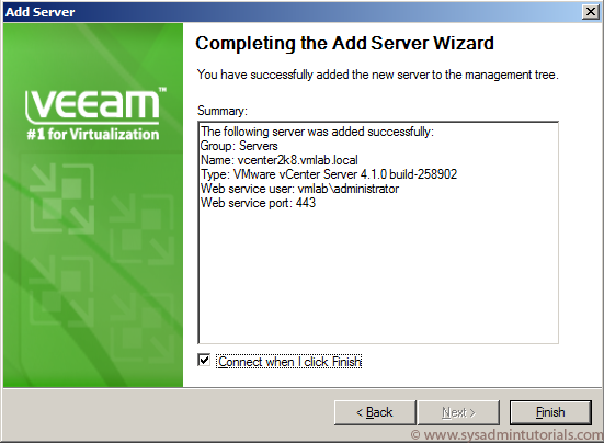 Veeam v5 Virtual Machine Backup